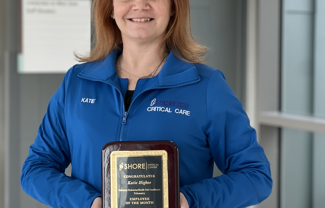 Shore Medical Center Names Telemetry Tech/HUC Katie Higbee of Absecon its February Employee of the Month